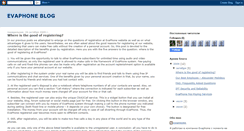 Desktop Screenshot of blog.evaphone.com